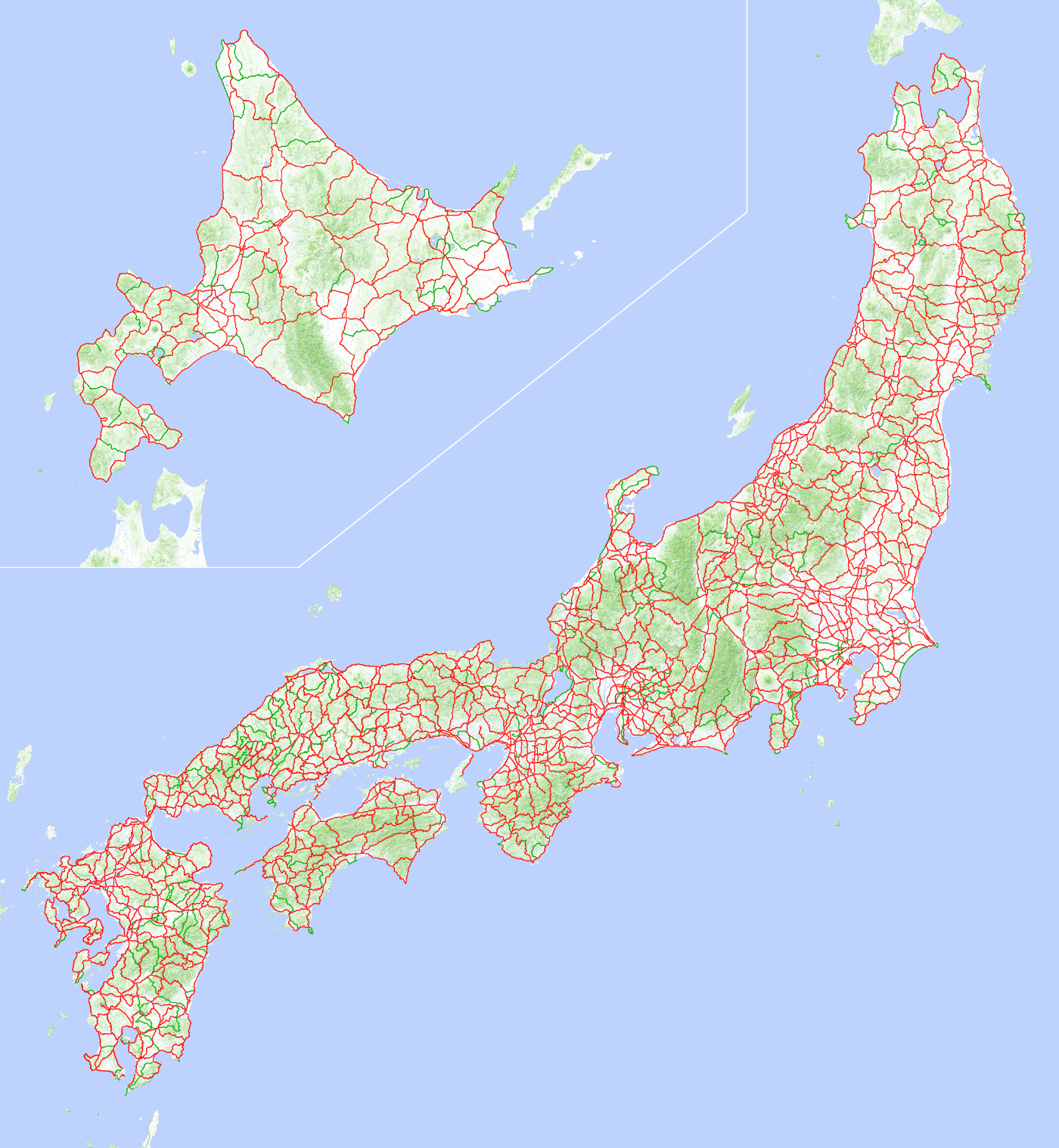 走行軌跡拡大地図